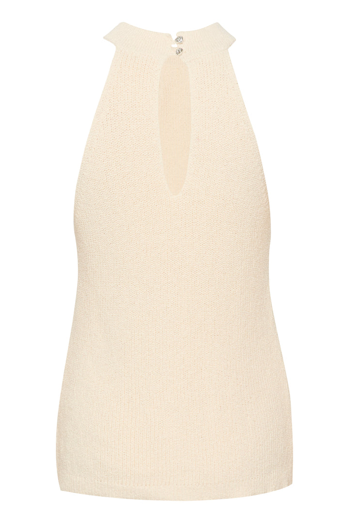 CREAM CRHami Knit Pullover Top Eggnog