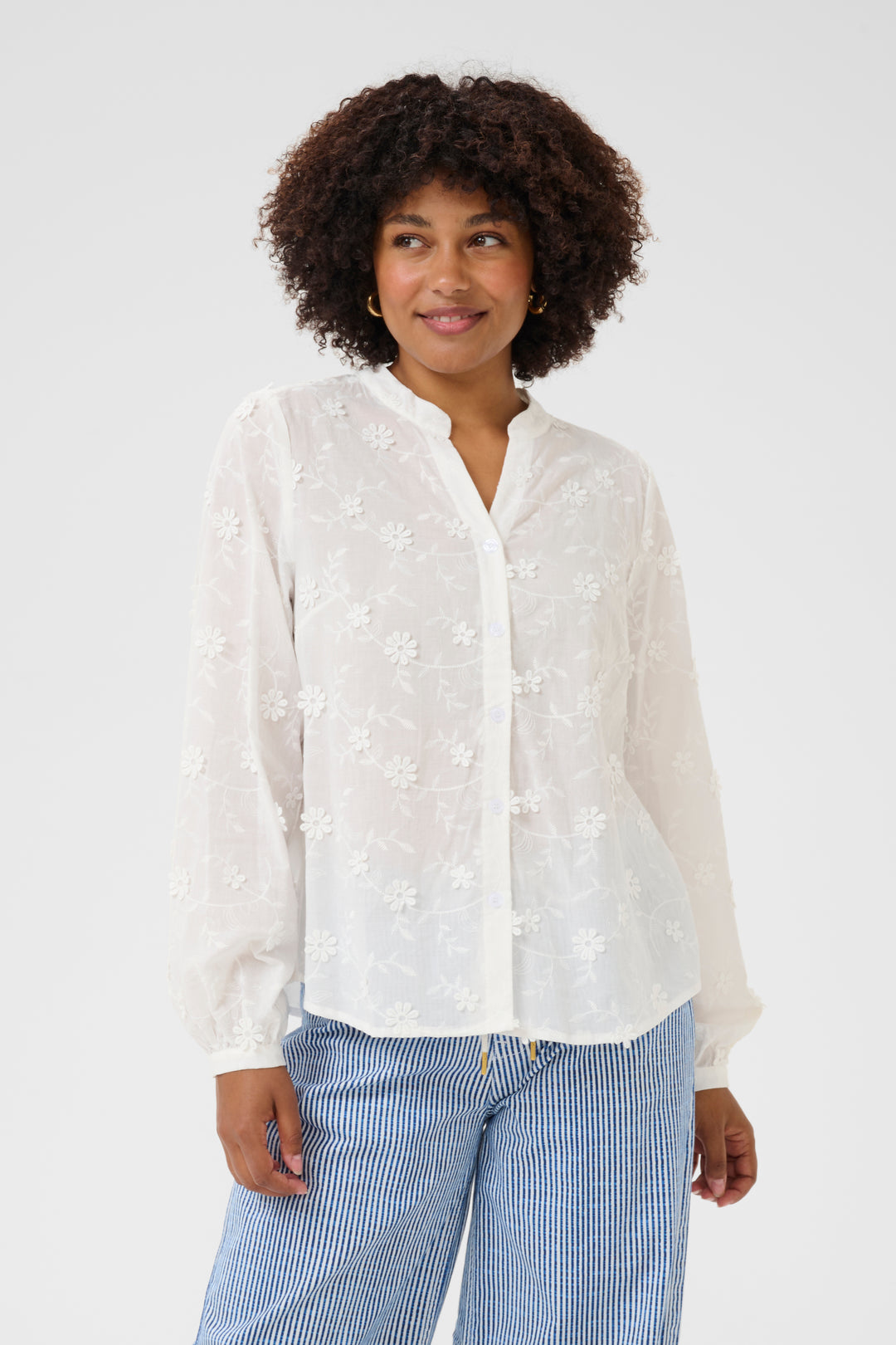 CREAM CROlivia Shirt Marshmallow