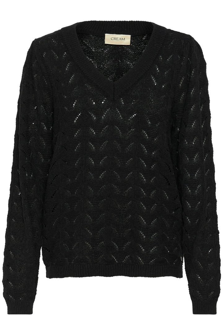 CREAM CRHami Knit Pullover Pitch Black