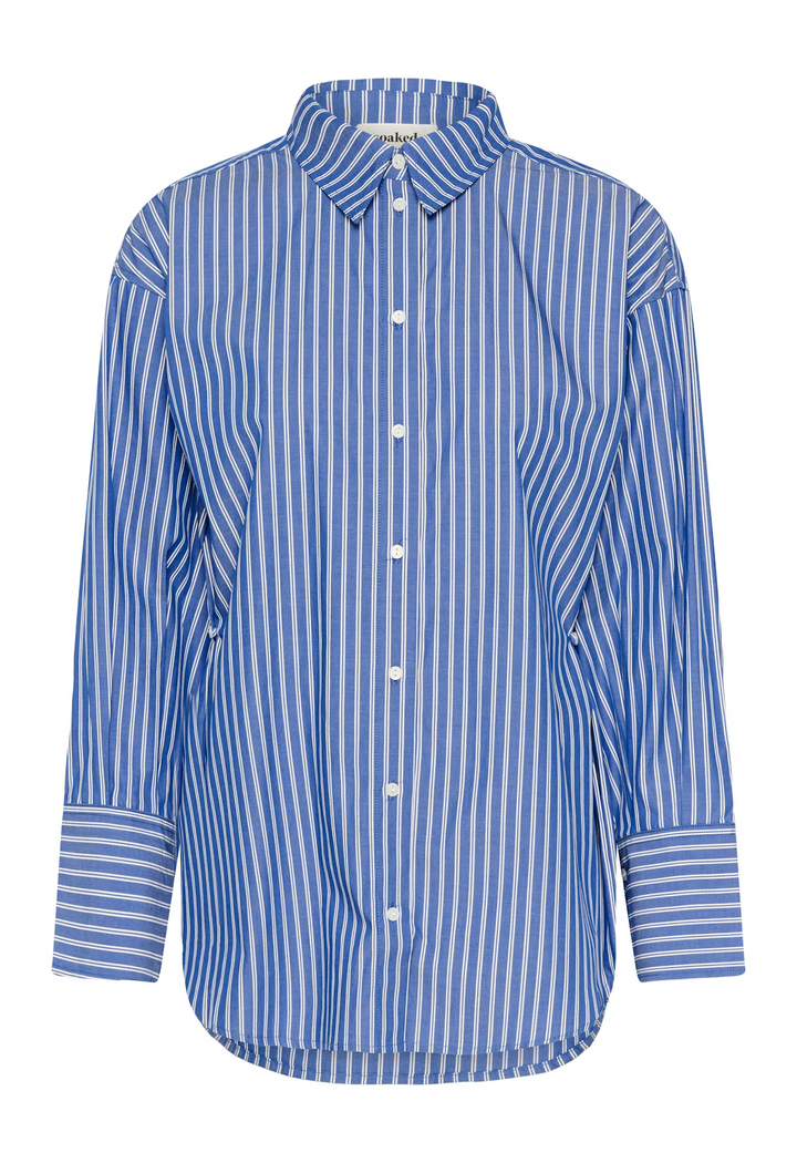 SOAKED IN LUXURY SLCalken shirt LS Nouvean navy stripe
