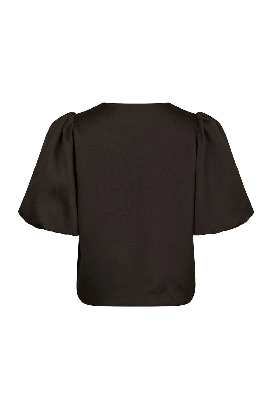 NEO NOIR Aisa Dull Satin Blouse Brown