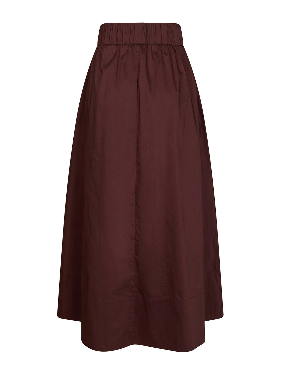 NEO NOIR Yara Poplin Skirt Burgundy