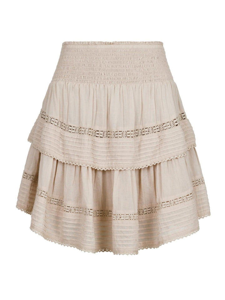 NEO NOIR Kenia S Voile Skirt Sand