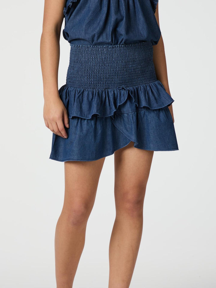NEO NOIR Carin R Skirt Denim Blue
