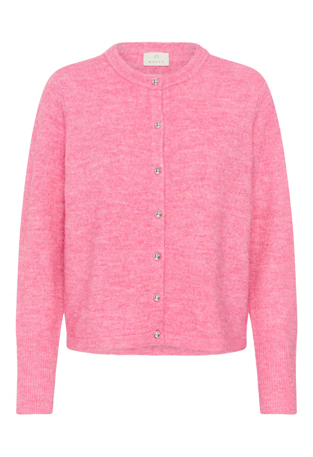 KAFFE KAniel Knit Cardigan Pink Power Melange