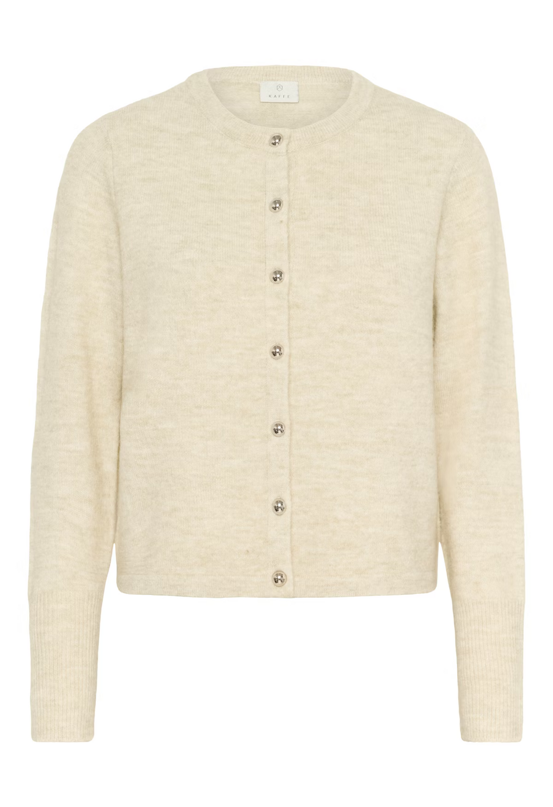 KAFFE KAniel Knit Cardigan Feather Gray Melange