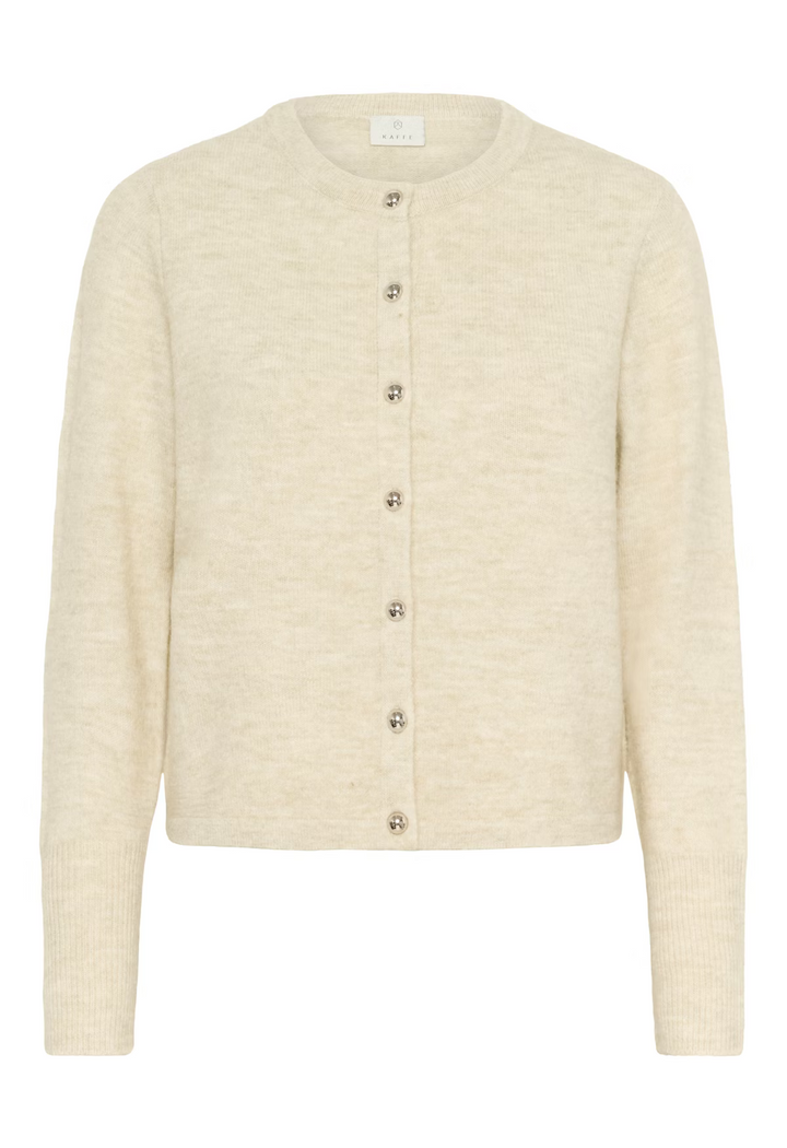 KAFFE KAniel Knit Cardigan Feather Gray Melange