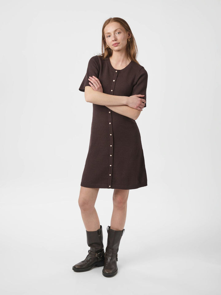 NEO NOIR Elise Knit Dress Brown