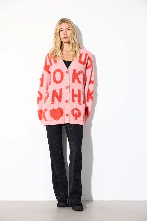 HUNKØN Jenny Knit Cardigan Pink