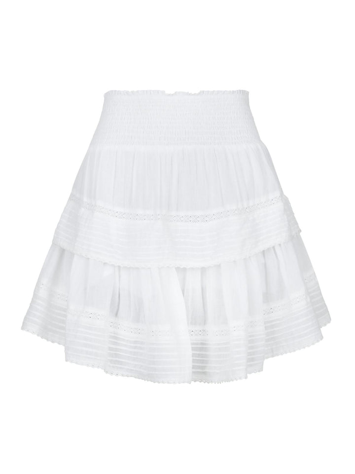 NEO NOIR Kenia S Voile Skirt White