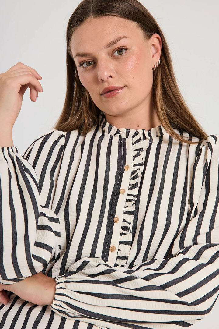 FREE/QUENT FQNoto-Blouse Star Off-White W. Port