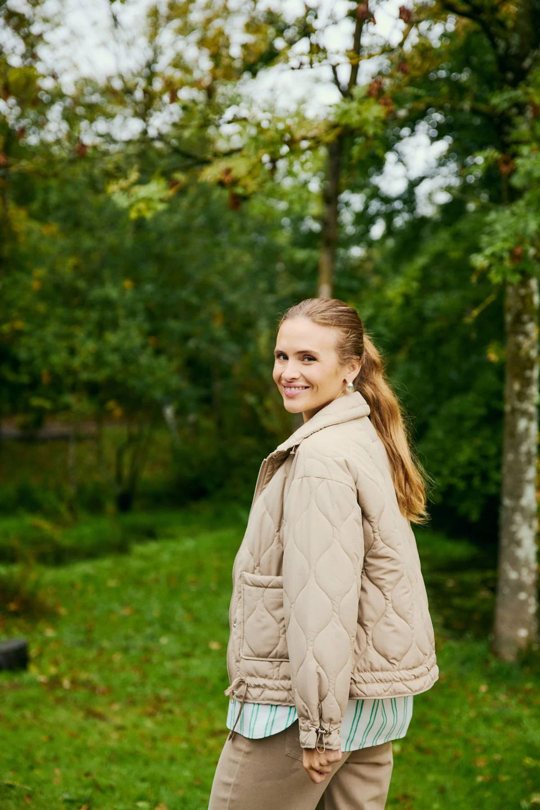 FREEQUENT FQBlob-Jacket Silver-Mink