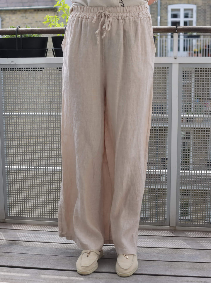 COPENHAGEN LUXE Linen Pants Sand