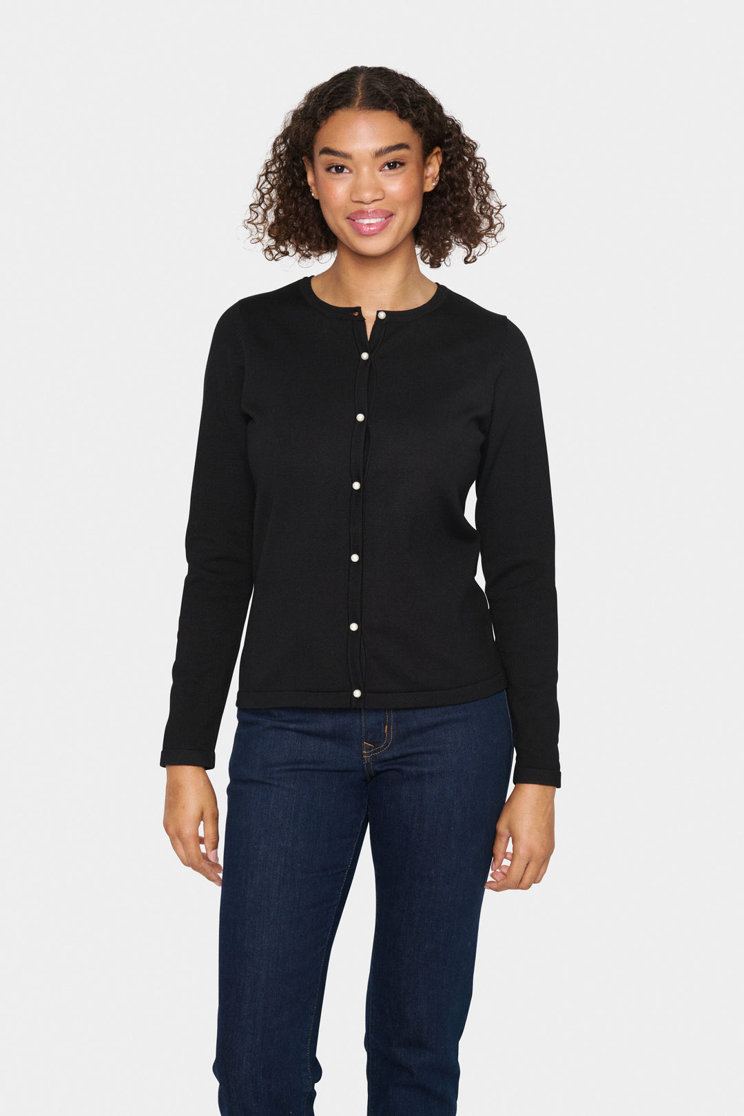 SAINT TROPEZ JemmaSZ Cardigan Black