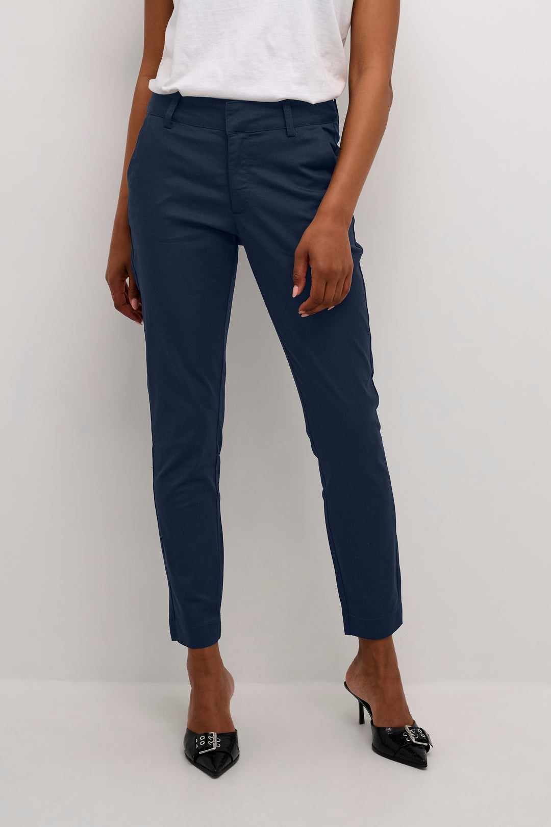 KAFFE KAlea Chino Pant Midnight Marine