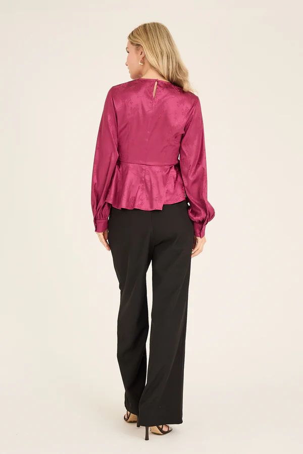 A-VIEW Camino Blouse Cabernet