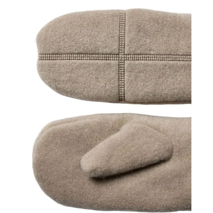 NÜMPH NUteddi Mittens Taupe Gray