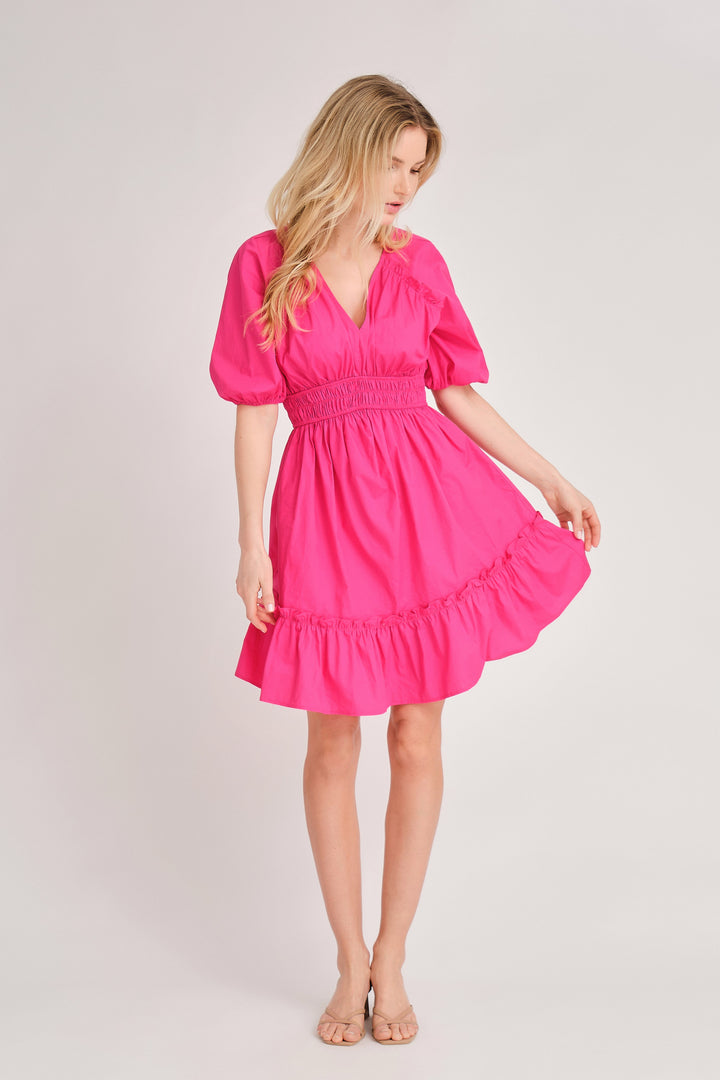 A-VIEW Josa Dress Hot Pink