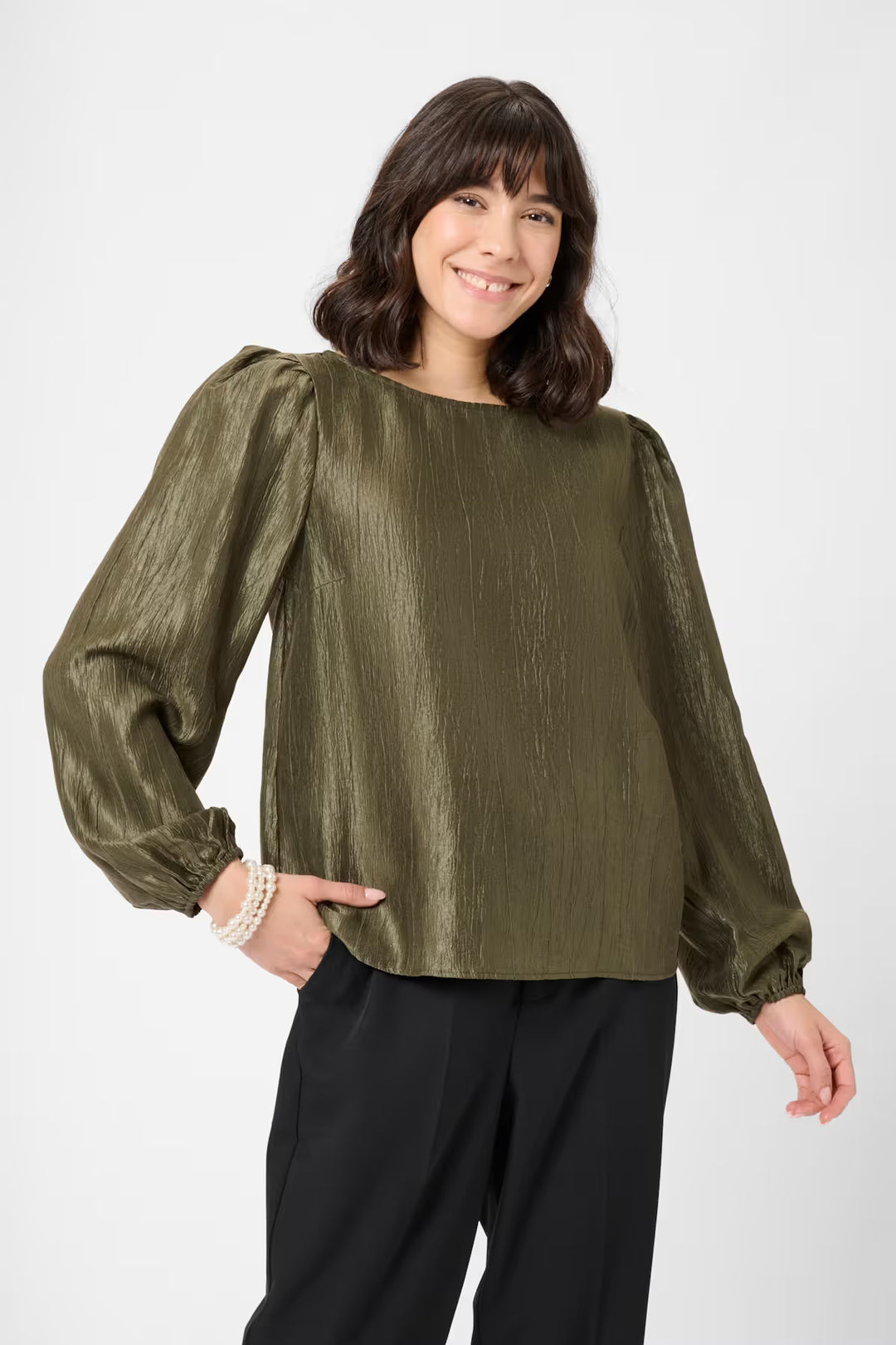 KAFFE KArizz Blouse Ivy Green