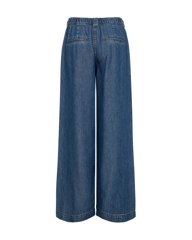FREEQUENT FQmilo-Pants Medium Blue Denim
