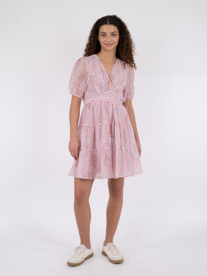 NEO NOIR Wendi Flower Crepe Dress Light Pink