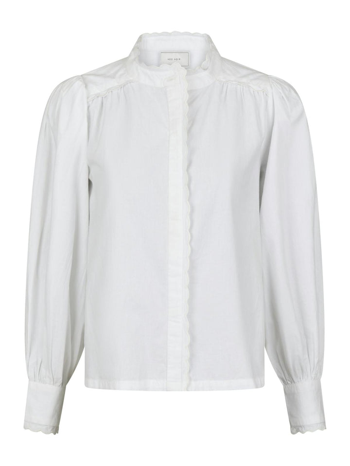 NEO NOIR Ema C Poplin Blouse White