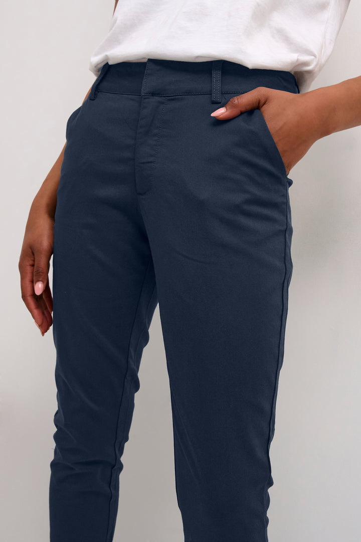 KAFFE KAlea Chino Pant Midnight Marine