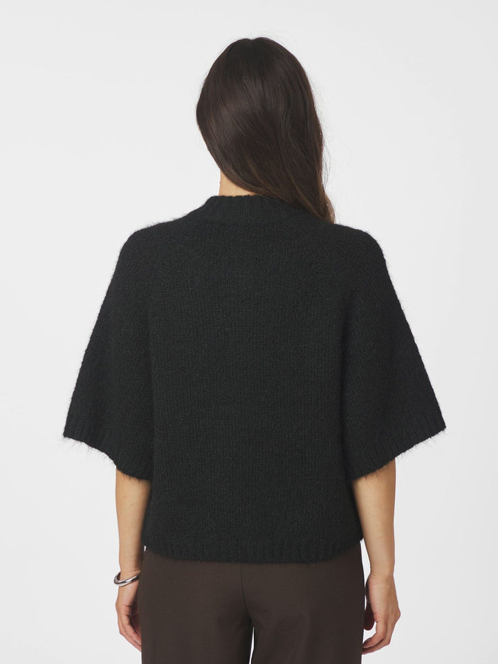 NEO NOIR Benuta Fluffy Knit Cardigan Black