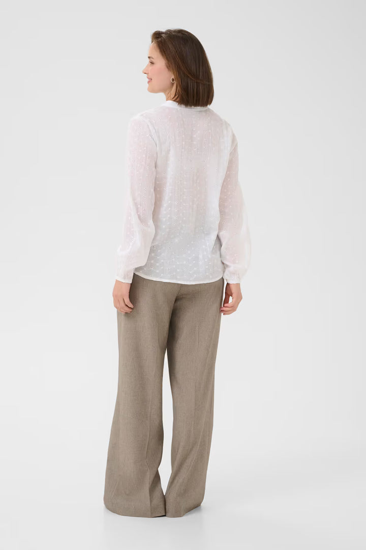 KAFFE KAmay Shirt Chalk