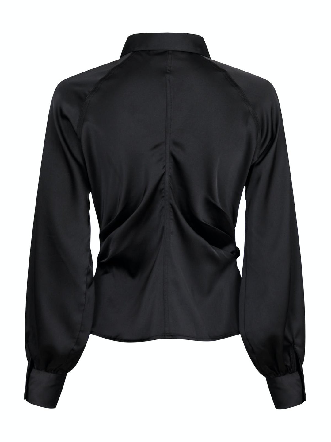 NEO NOIR Susannah Sateen Shirt Black