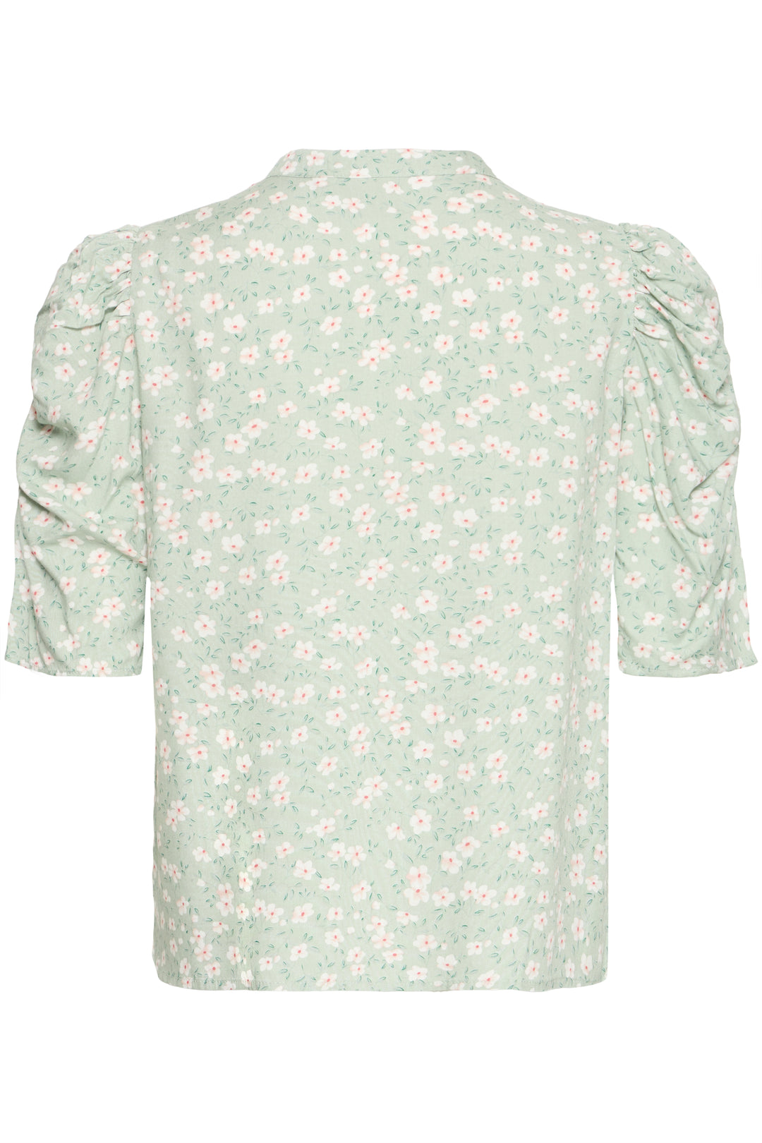 ICHI IHXlea MS Hedge Green W. Cloud Dancer Flowers