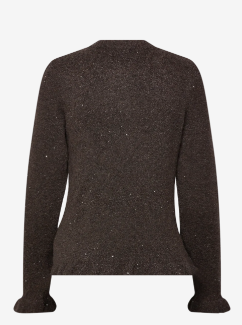 CREAM CRJolly Knit Cardigan Java