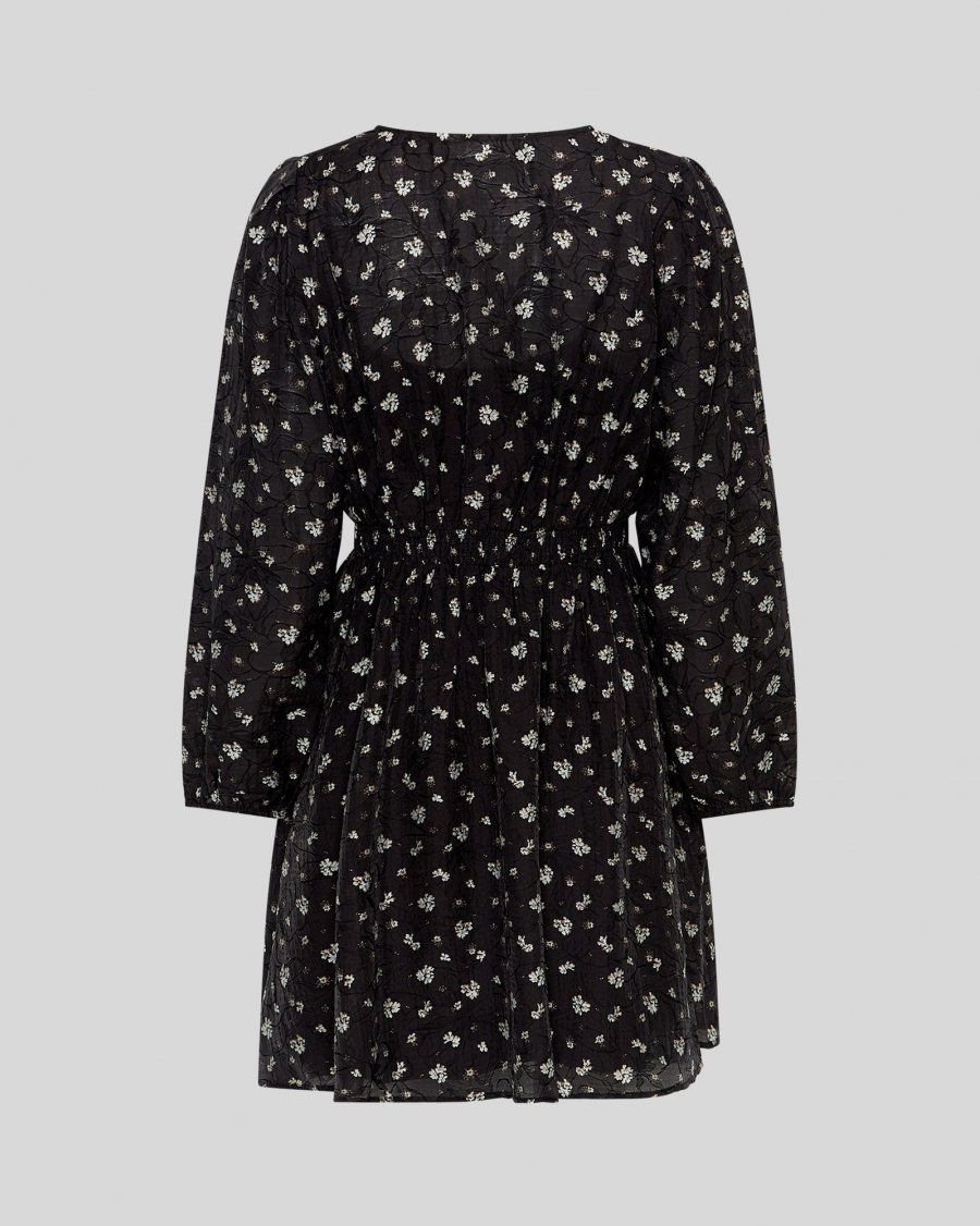 MSCH COPENHAGEN Nancy Dress AOP Egret Flower