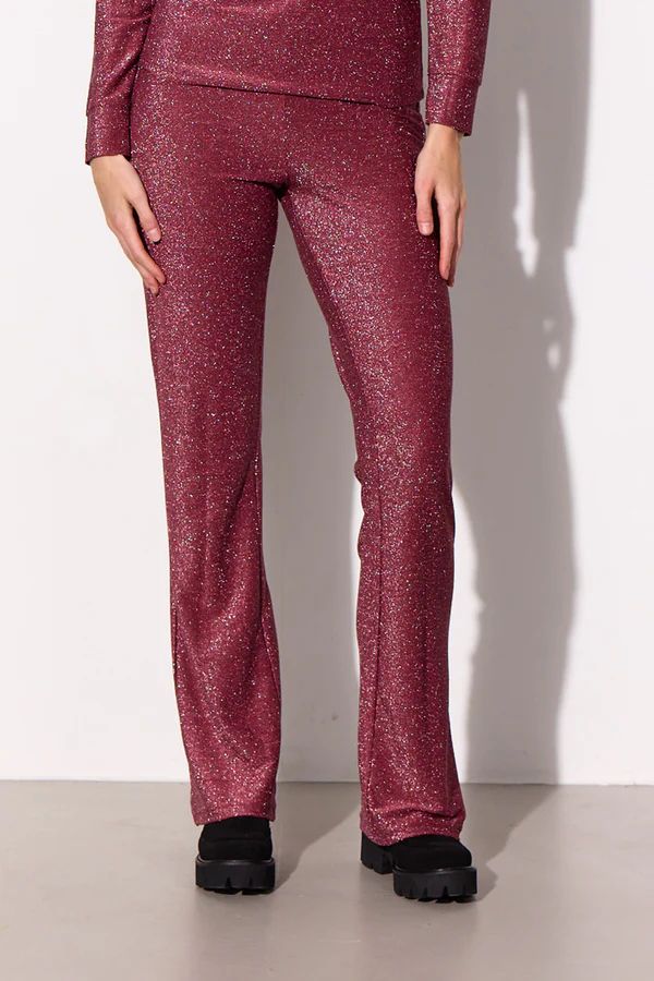 HUNKØN CATTIA TROUSERS BORDEAUX