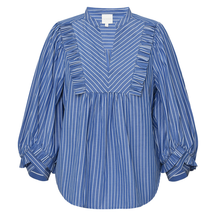 GOSSIA MeeGO Sia Blouse Blue Stripes