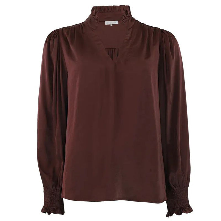 CONTINUE Moe Satin LS Bordaux