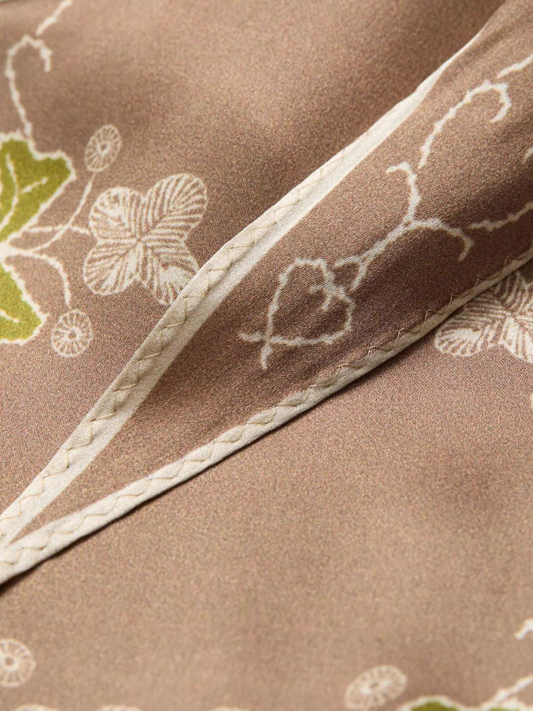 BECK SONDERGAARD Brodaria Diamond Scarf Pine Bark