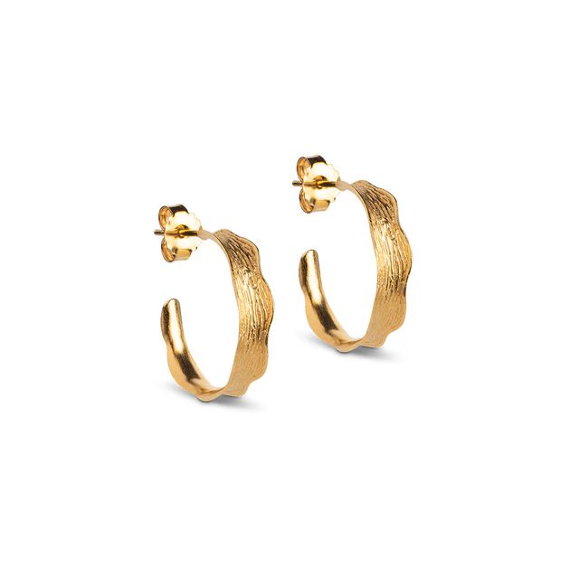 ENAMEL COPENHAGEN Ane Small Hoops 925S/GP/M
