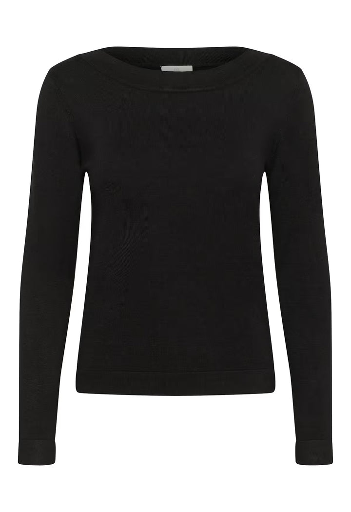 KAFFE KAlizza Knit Pullover Black Deep