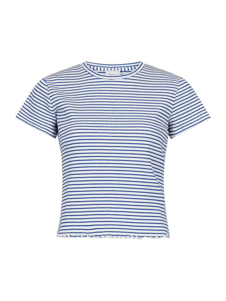 NEO NOIR Lonnie Stripe Tee Blue