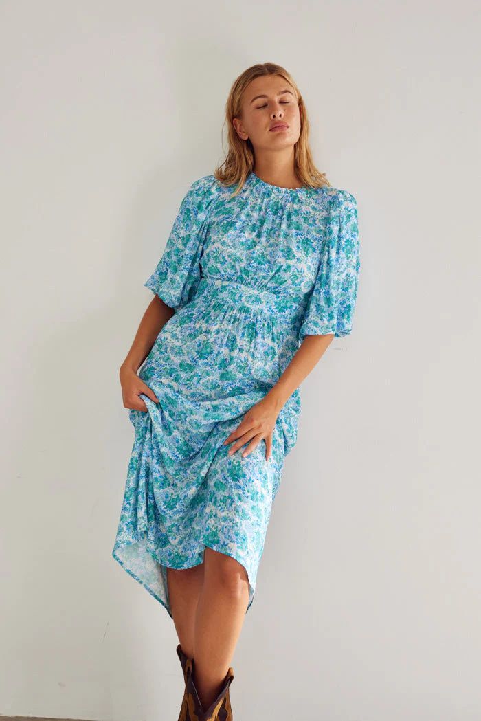 NOELLA Ruth Dress Cindy Blue Print