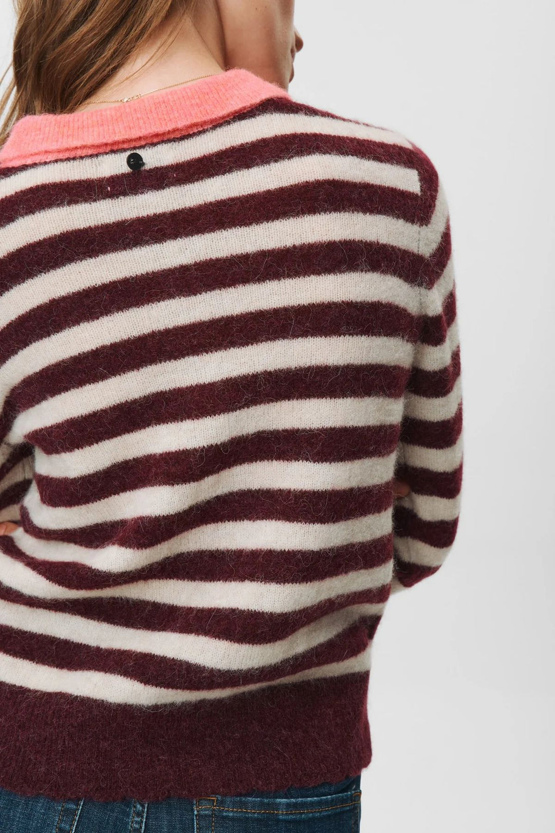 NÜMPH NUCiara Riette Stripe Pullover Winetasting