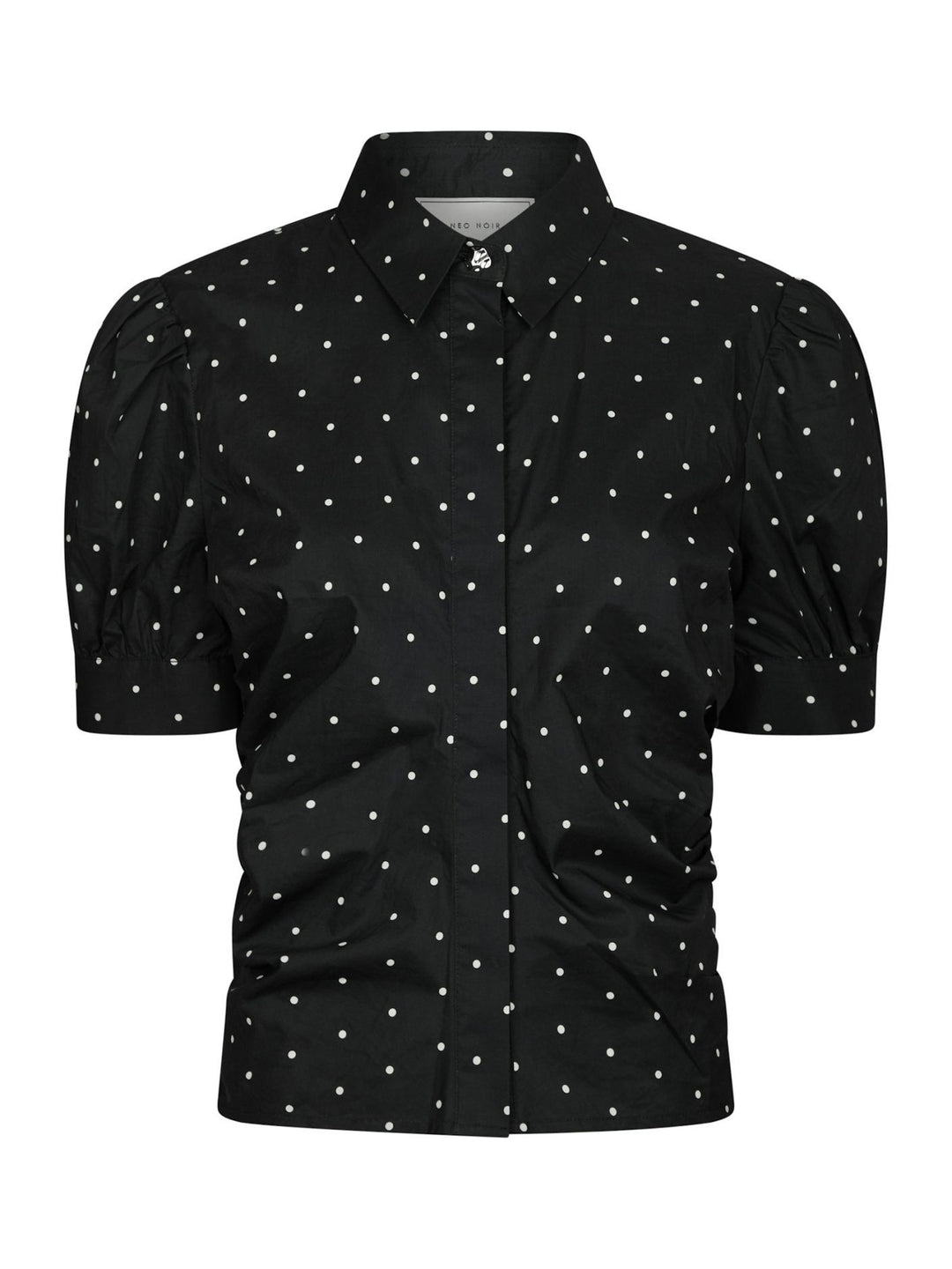 NEO NOIR Frannie Dot Shirt Black