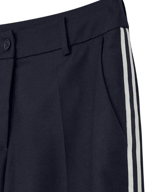 FREEQUENT FQLio-Pants Salut w. Star Off-White