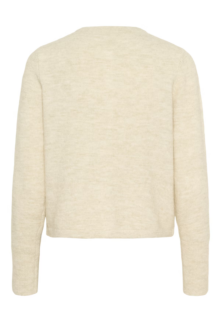 KAFFE KAniel Knit Cardigan Feather Gray Melange