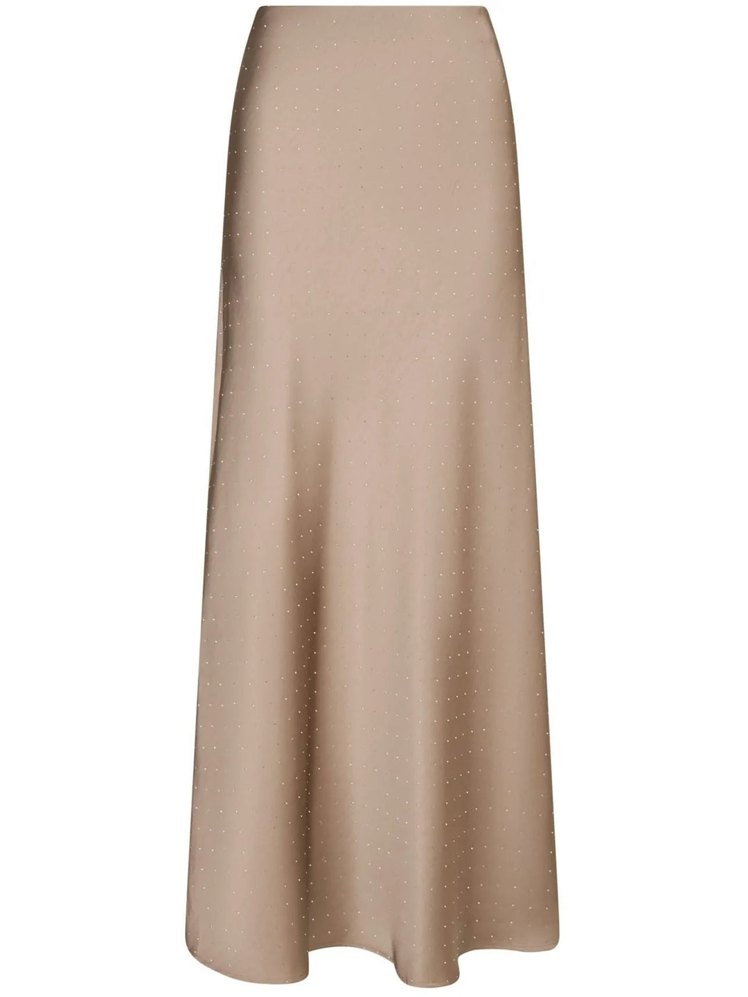 NEO NOIR Viso Heavy Sateen Bedaz Skirt Dark Taupe