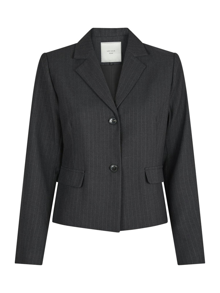 NEO NOIR Djarla Pinstripe Blazer Antracit