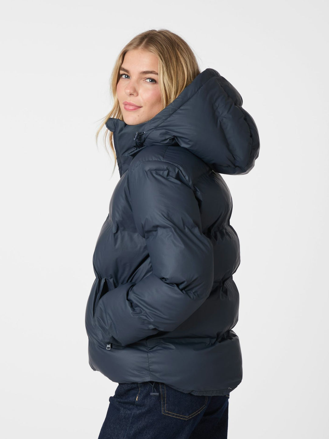 NEO NOIR Fox C Puffer Jacket Navy
