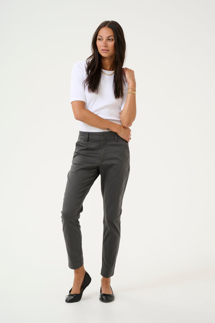 KAFFE KAlea Chino Pant Dark Shadow