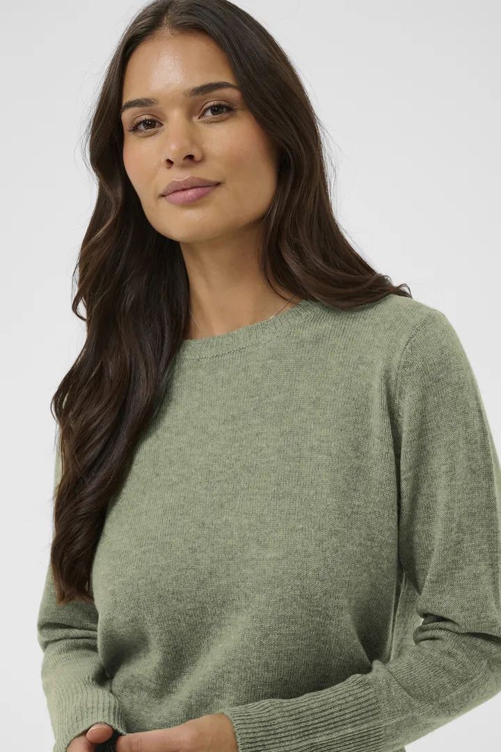 KAFFE KAcashie Pullover Sea Spray Melange